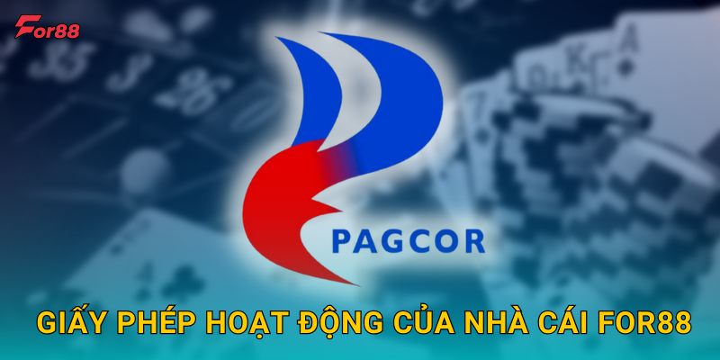 Giấy phép hoạt động của nhà cái For88